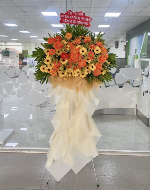 Kệ hoa chúc mừng K34