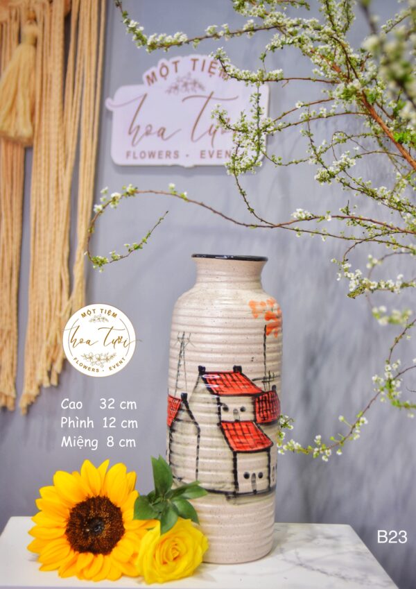 Bình gốm B23