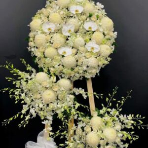 Kệ hoa chia buồn C60