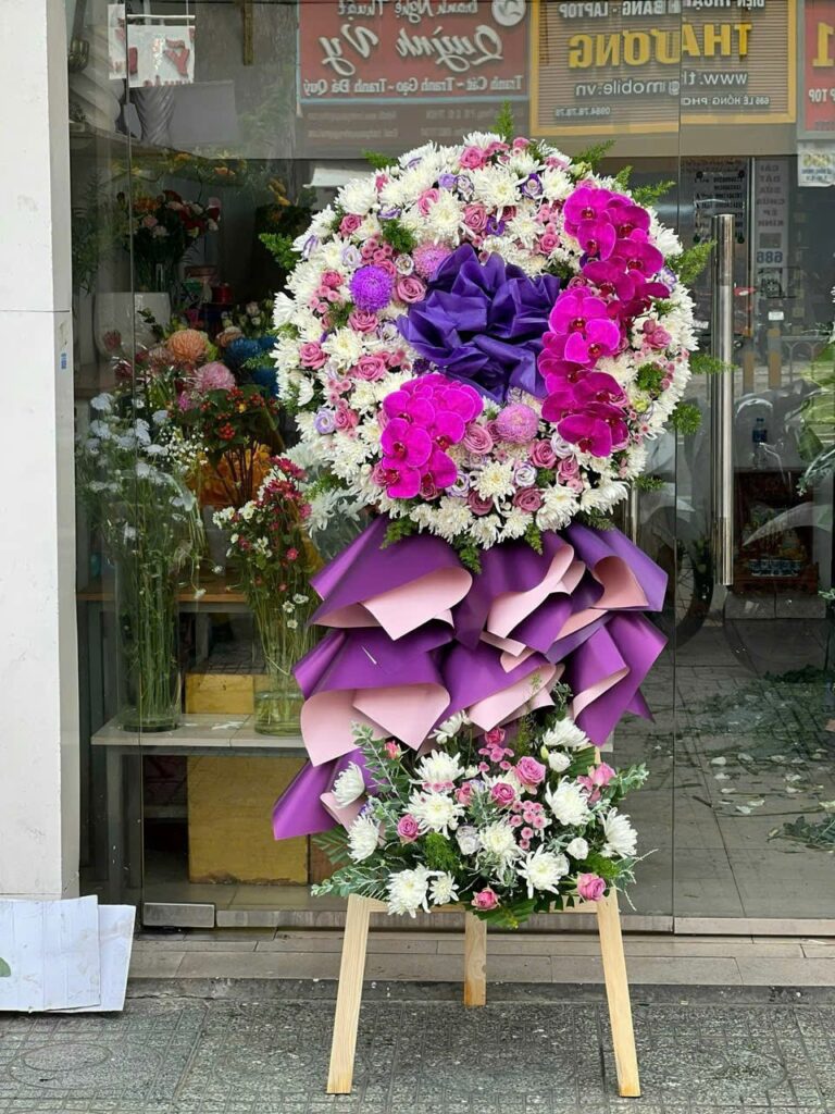 Hoa Tang Lễ Thủ Đức - Đặt Hoa Viếng Đám Tang Giao Tận Nơi 4 Kệ hoa chia buồn C78- Hoa Tang Lễ Thủ Đức