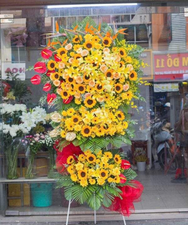 Kệ Hoa Chúc Mừng K107