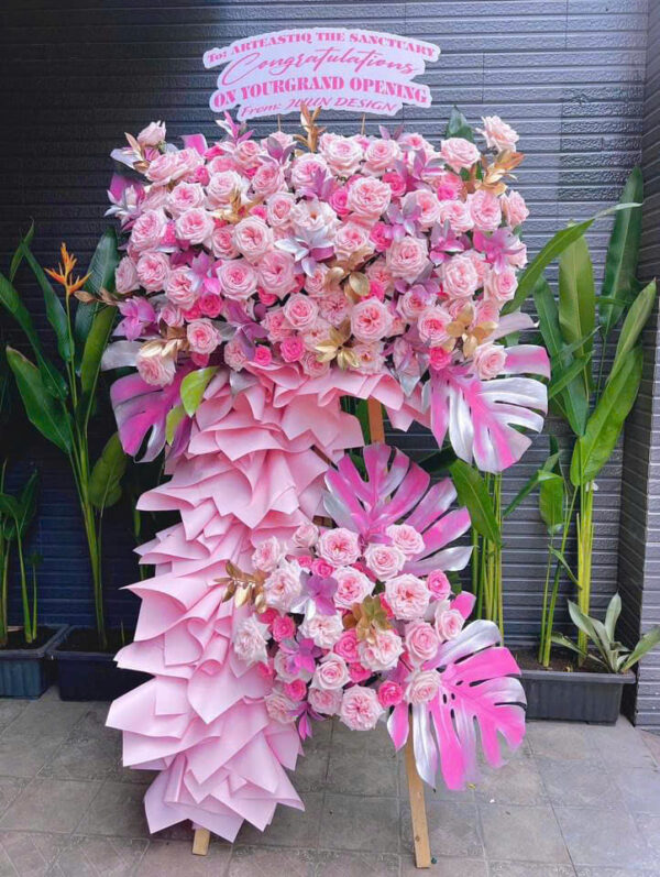 Kệ hoa chúc mừng k121