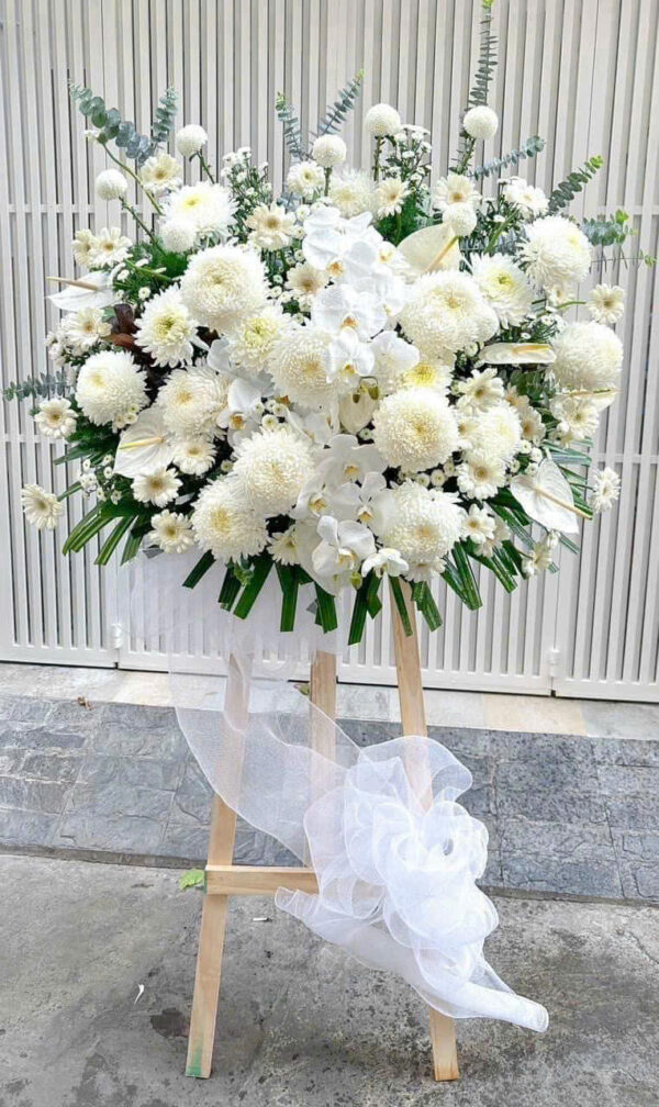 Kệ hoa chia buồn C165