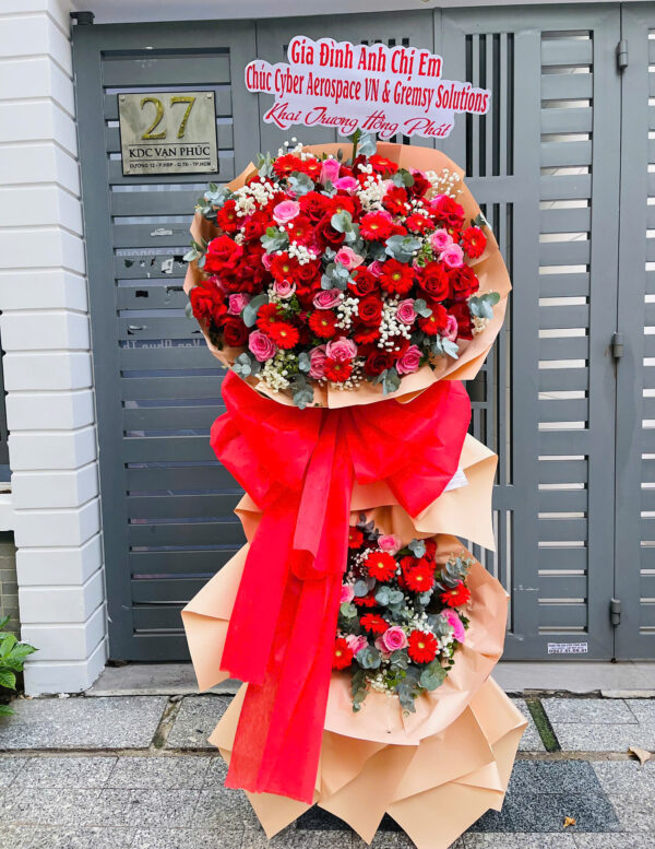 Kệ Hoa Chúc Mừng K166