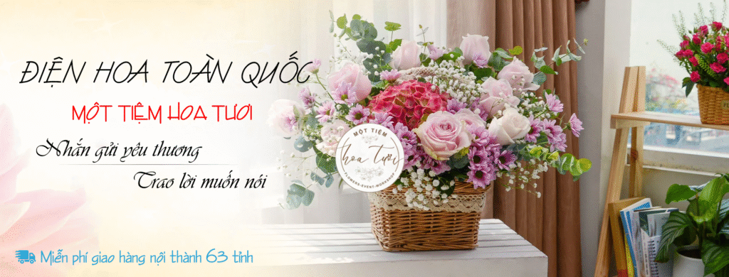 Một tiệm hoa tươi 3 Shop hoa tươi Thủ Đức