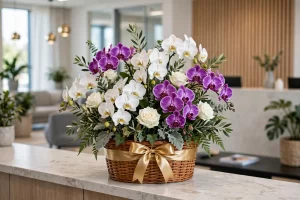 hoa tặng đối tác
