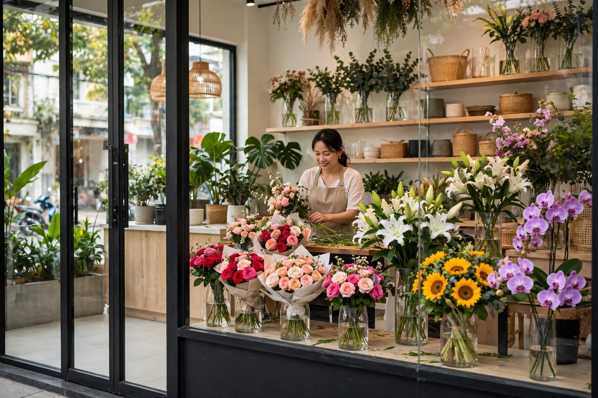 shop hoa nào uy tín ở thủ đức